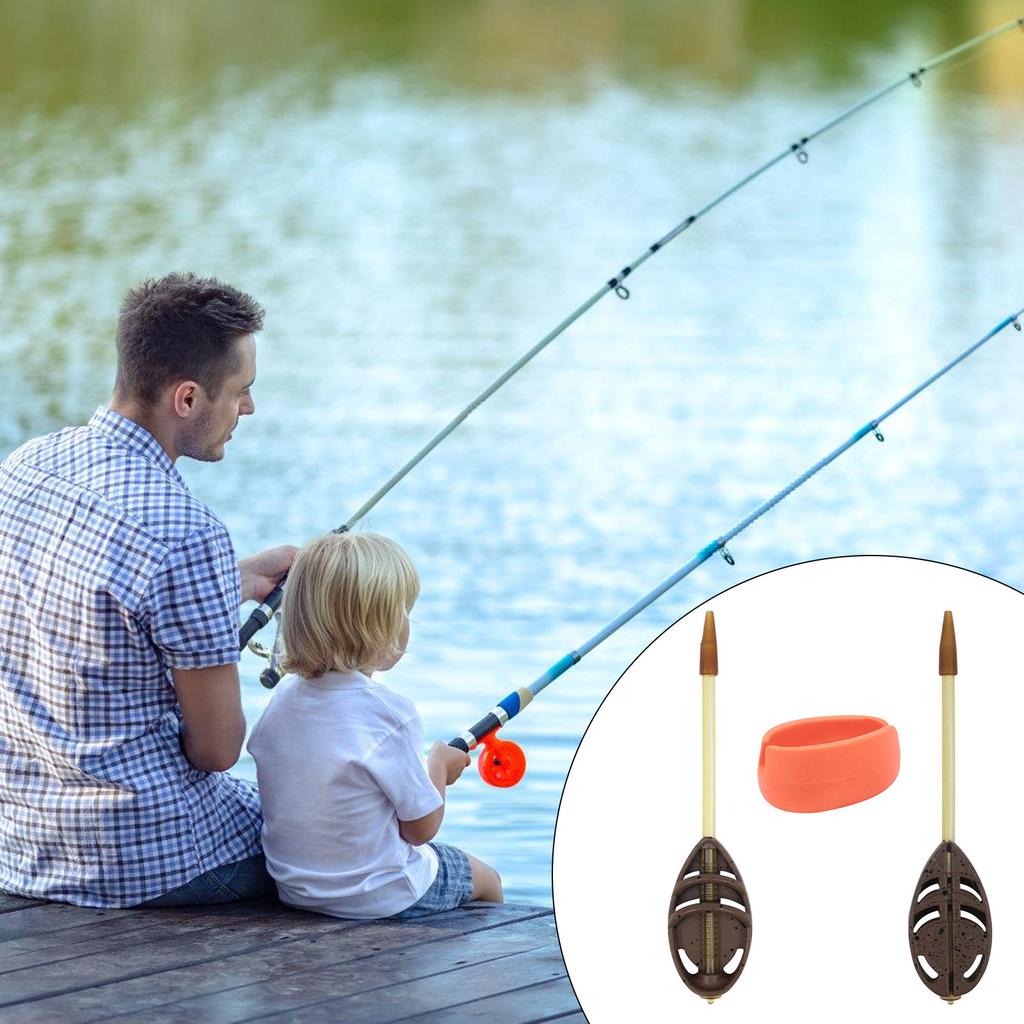 Fishing Tackle Cage Feeder Basket Lures Feeder Cage Fishing Baits Cage Fishing Feeder Cage Fishing Baits Lures Feeders