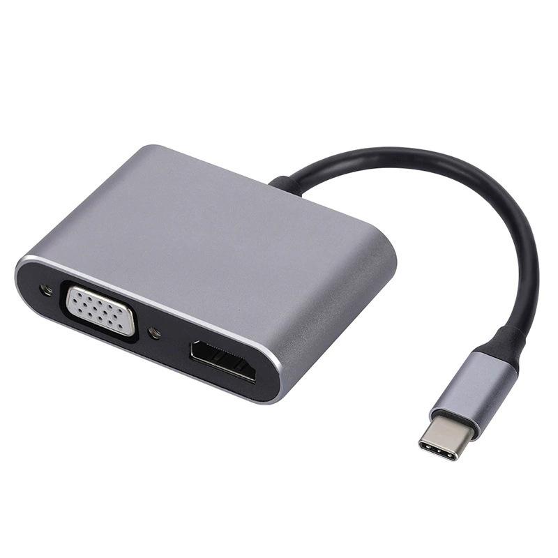 11-in-1 Type-C Docking Station: Multi-functional Laptop and Pad Hub with Network Card Converter