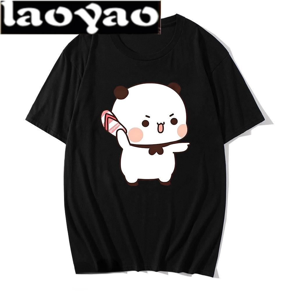 Men Women Casual Streetwear Tee Shirt Tops Lovely Bubu Is Throwing Flipflops At Dudu Since He Teases Bubu T Shirt S