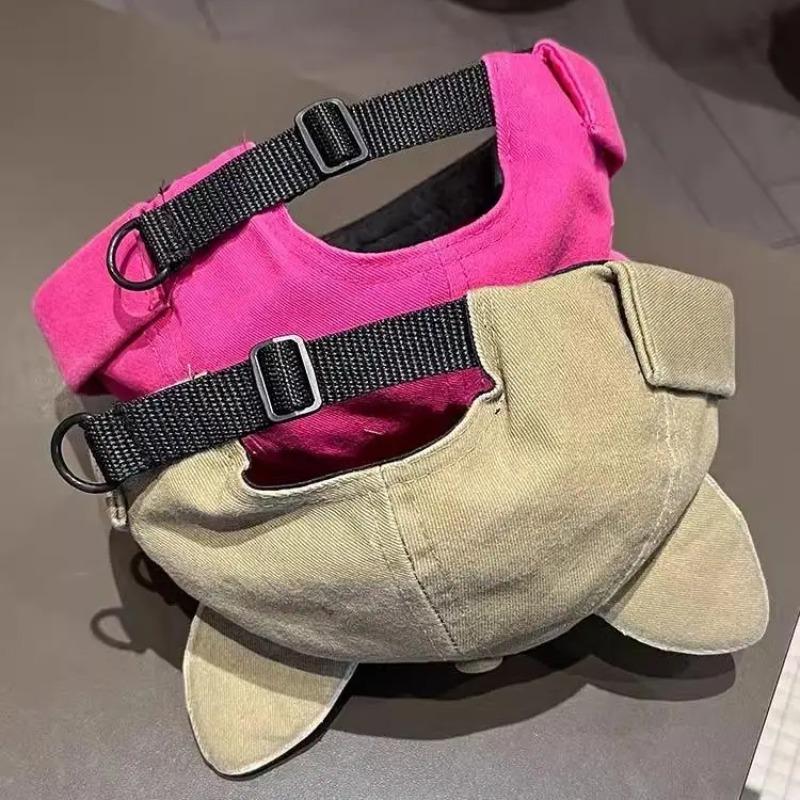 Süßer Hut ohne Schirm mit Katzenohren Lässige Persönlichkeit Melonenhaut Mützenmütze Atmungsaktiv Gewaschener alter Unisex Beanie-Hut