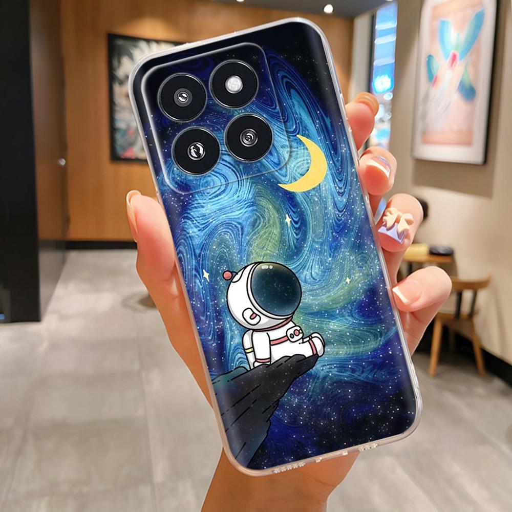 For Xiaomi 14 Pro Case Clear Creative Soft Silicone Phone Cases For Xiaomi 14 Mi 14 Mi14 Back Cover For Xiaomi Mi14 Pro Shells
