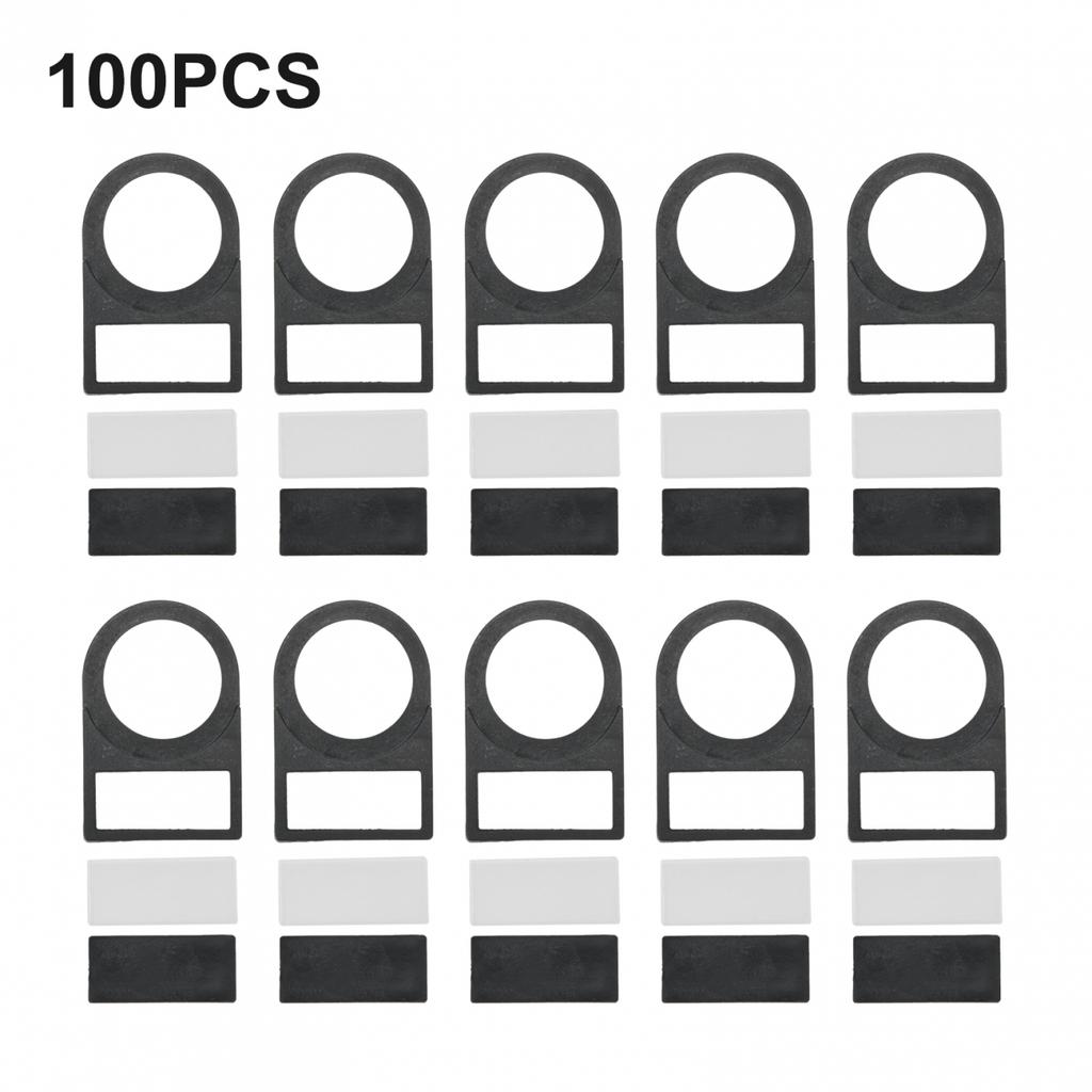 Switch Label Frame Label Frame Switch Panel Label Frame 100pcs Black Push Button