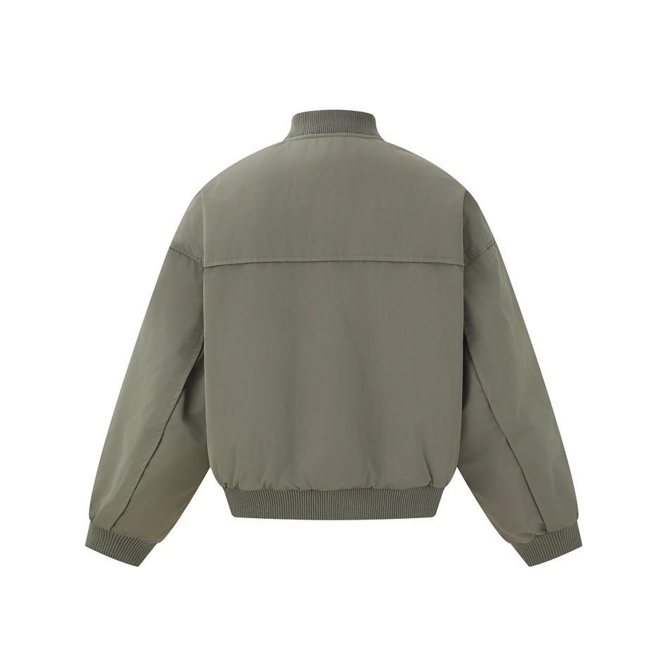 FORN3 American Retro Men's Pilot Zipper Jacket - Trendy Loose Fit Winter Down Coat (N1807)