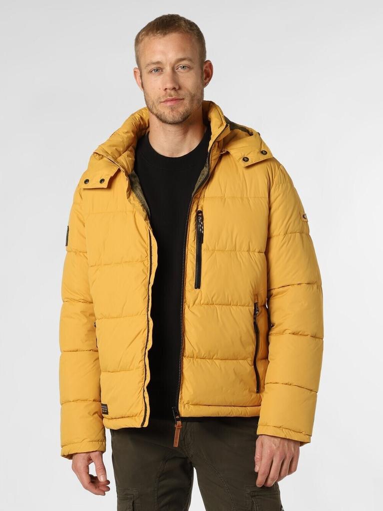 Winter Jacket Camel Active Lined Blouson with Hood (430180-8X33) Mustard