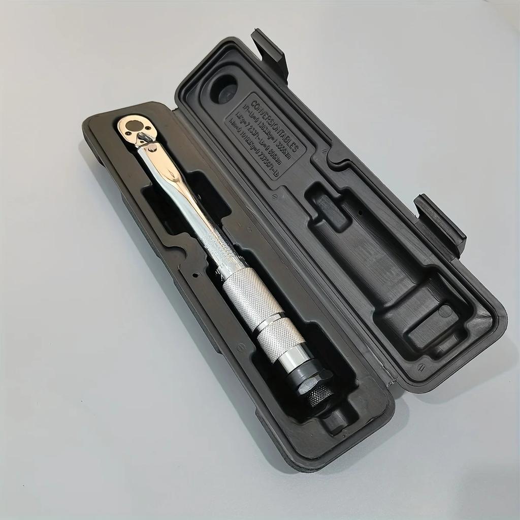 1PC automotive torque wrench, 1/4"3/8" and 1/2"Adjustable drive torque wrench, preset bicycle torque wrench, Ratchet wrench