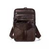 Men's Genuine Leather Crossbody Shoulder Bag Small Multi-pocket Messenger Bag
