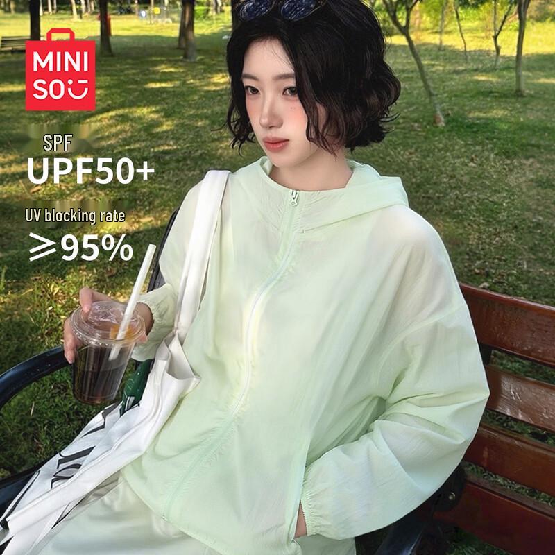 MINISO Women s UPF50+ Hooded Sun Protection Jacket S