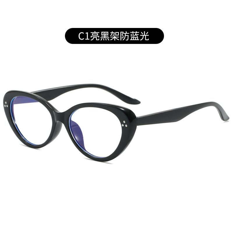 

Rivets Decoration Sunglasses for Woman Cat Eye Shape UV Protection Sun Glass for Men Driving Hiking Sunglass Women