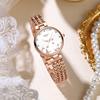 Niche High-Value Women'S Watch Fashion Steel Strap Waterproof Quartz Watch