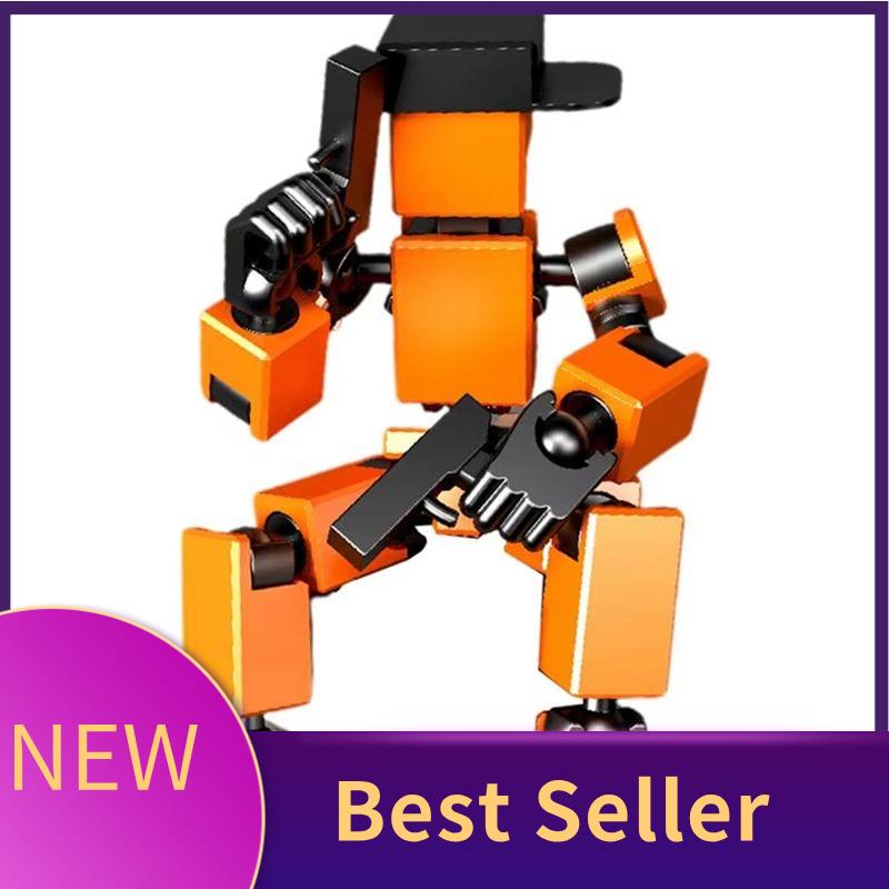 B69A Articulated Mini Mechanical Model Articulated Mini Mechanical Model Ideal Desk Gift For Collectors C оранжевый