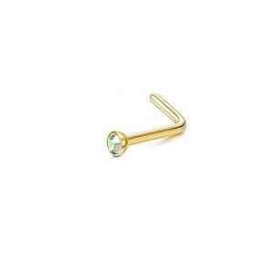 

Bobisty Nose Ring Stainless Steel Nose Piercing Stud Septum Rings Lip Rings for Women Men bar thickness(0.8mm)
