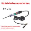 Display Digitale Penna a Sonda Lunga Lampadina 6V 12V 24V CC Tester Circuito Voltaggio Auto Camion Strumenti Diagnostici per Riparazione Automobilistica