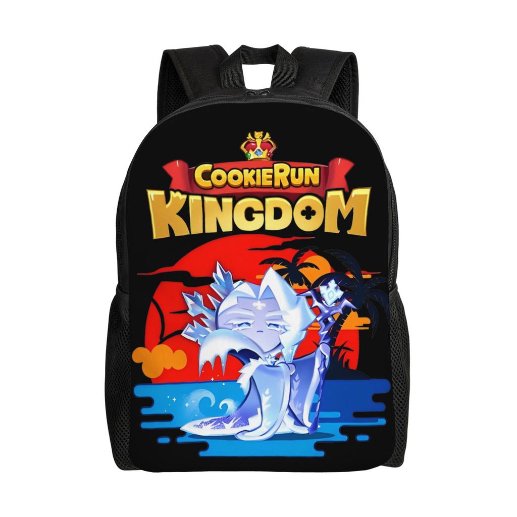Zaino Shadow Milk Cookie Run Kingdom per Uomo Donna Casual Studente Lavoro Daypack Carino Cartone Animato Anime Laptop Borse in Tela Durevole