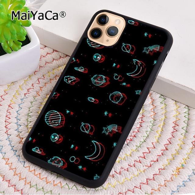 Trippy Art aesthetic Space Moon Phone Case For iPhone 17 Air 16 pro max 15 14 plus 12 13 Shell Cover coque