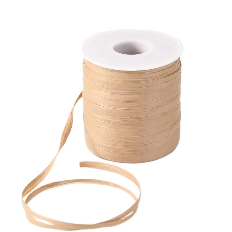 50G/120m,Raffia Thread Hook Hat Ribbon Thread Summer Chiffon Yarn Transparent Decoration Hand-woven Big Eaves Hat DIY Material