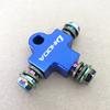Tubo Flessibile Olio Freno Idraulico per Moto Raccordo a T Connettore a T Adattatore a 3 Vie per Sistema Frenante Dirt Pit Bike ATV