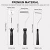 3pcs/set Multifunctional Fiberglass Bubble Paddle Tool Non-slip Laminating Roller  Construction
