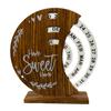 Creative Perpetual Calendar, 3 Layer Rotating Date Desk Decor, Vintage Monthly Calendar for Home Office