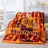 Galatasaray 360 Customize Your Name Blanket Cozy Customizable Blanket Ultra-Soft Suitable for Couch Seaside Picnics Living Room for All Occasions