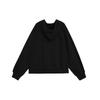 Jordan Solid Color Hooded Casual Quick-Dry Sweatshirt Women Tops Black FN5126-010