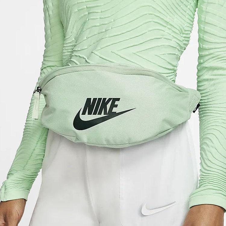 Nike Heritage Casual Sports Running Polyester Chest Bag Crossbody Waist Bag Regular Unisex Bags Light-Matcha-Green Mint-Green BA5750-321