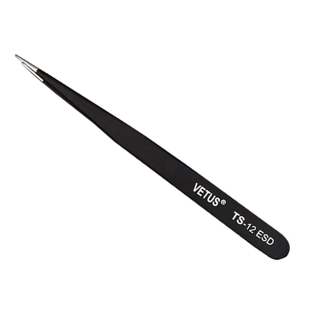 Beauty Black Anti-static Eyelash Extension Accessories Tweezers Eyelash Tweezers Pointed