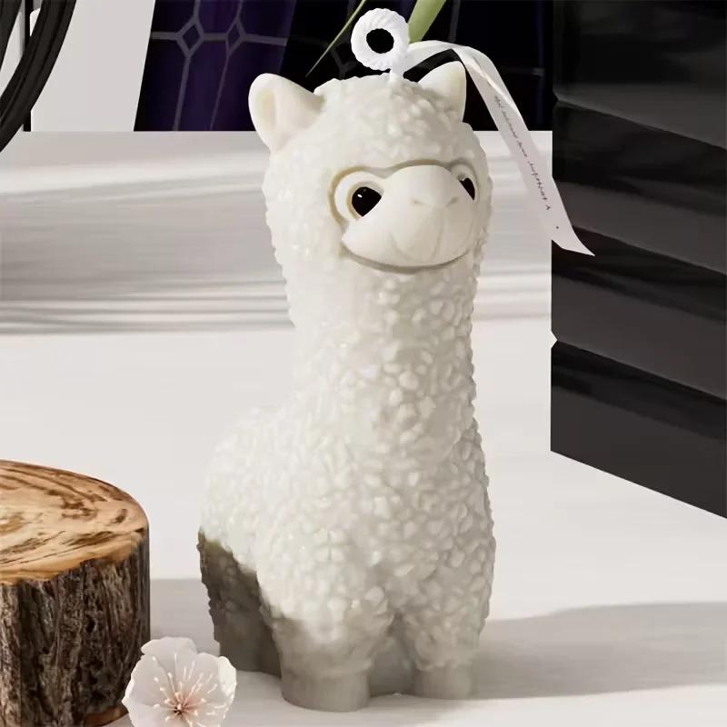 Cute Alpaca Silicone Mold for DIY Clay Resin Handicrafts And Scented Candles 2026 Latest Models Ideal for Home Decor And Holiday