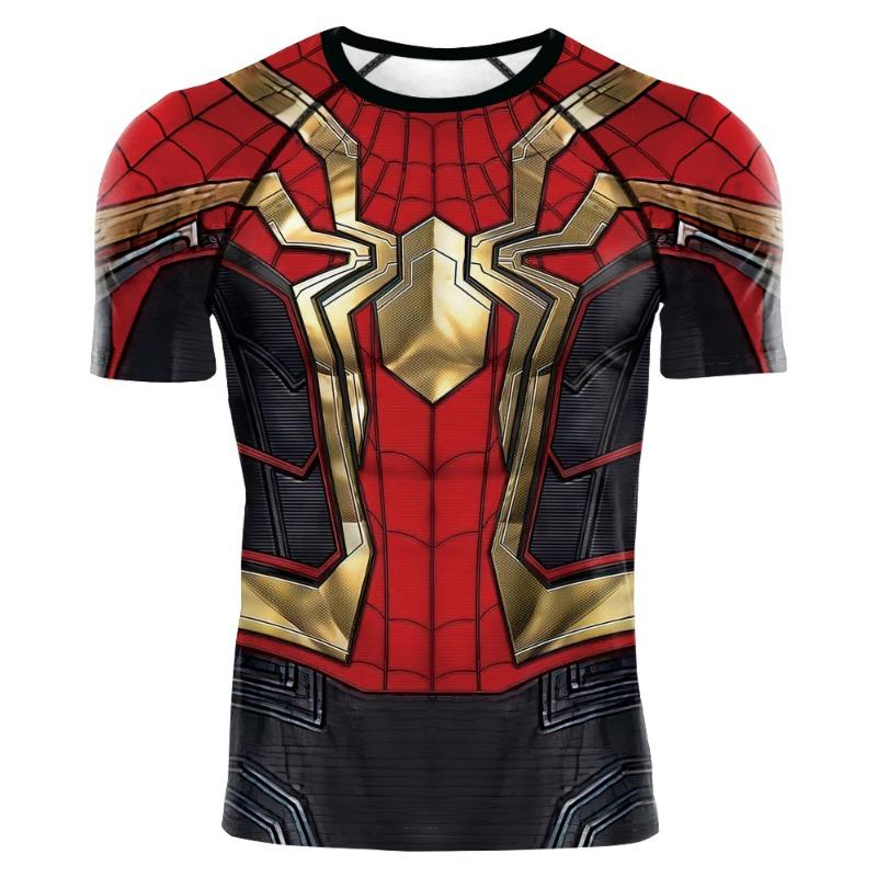 Summer Marvel Captain America 3D Printed Adult Men's Short-Sleeved Street Casual Quick-Dry Breathable Fashion Round-neck Shirt