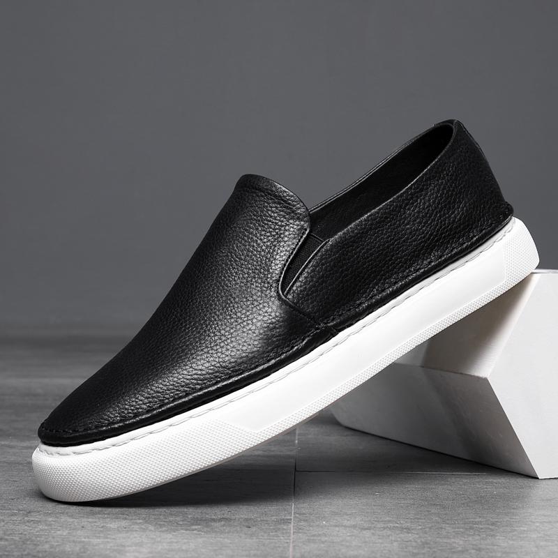 Fashion 2024 Men Casual Shoes Genuine Leather Loafers Office Shoes for Men Driving Moccasins Comfortable Slip on Party Fashion Shoes Men
