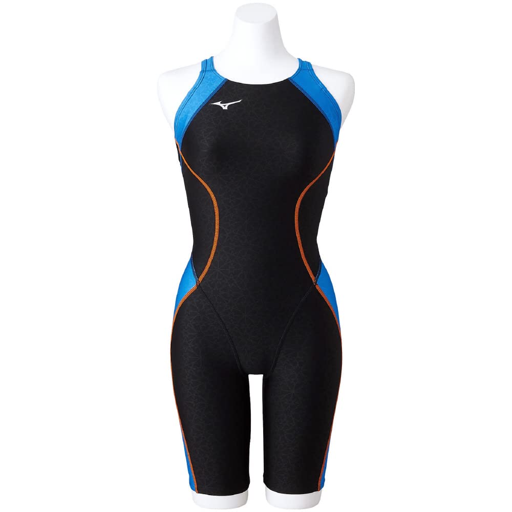

MIZUNO ST Lala Competitive Race Half Suit Black with Light Size XL Women s (Masters Back) N2MGA245, Blue, [FINA Approved]