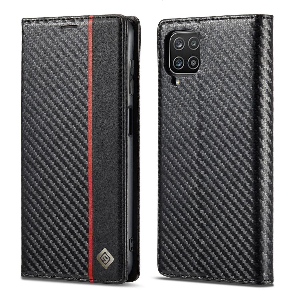 Carbon Fiber Leather Phone Case for Samsung S25/S24+/S23 Ultra/S21 FE