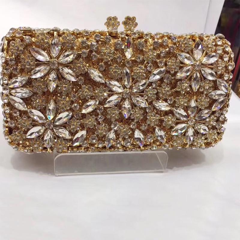 

Women s Pouch Clear Evening Bags Purses WHTUOHENG Design White Rhinestone Diamonds Clutch Wedding Bridal Handbag Clutches Purse 18cmX12cmX6CM