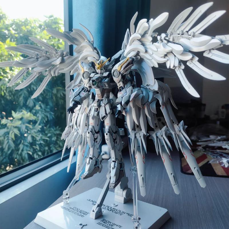 Mg 1/100 Daban 8827 Snow White Prelude Fix Model Kit Xxxg-00ysw Wings Assembly Action Figures Alloy Skeleton Toys