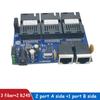 100M Gigabit Fiber Optic Transceiver with 3 Optical and 2 Electrical Switches PCBA