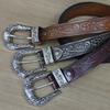 Real Leather Belt Men High Quality Camel Pin Belt Male Retro Designer Brand Cowhide Genuine Leather Carving Belt 130cm
