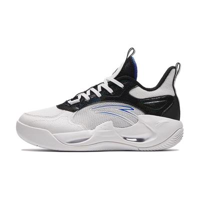 Kids Airflow Comfortable Versatile Shock Absorbing Durable Low Top Basketball Shoes Kids Sneaker White Black A312421104-3