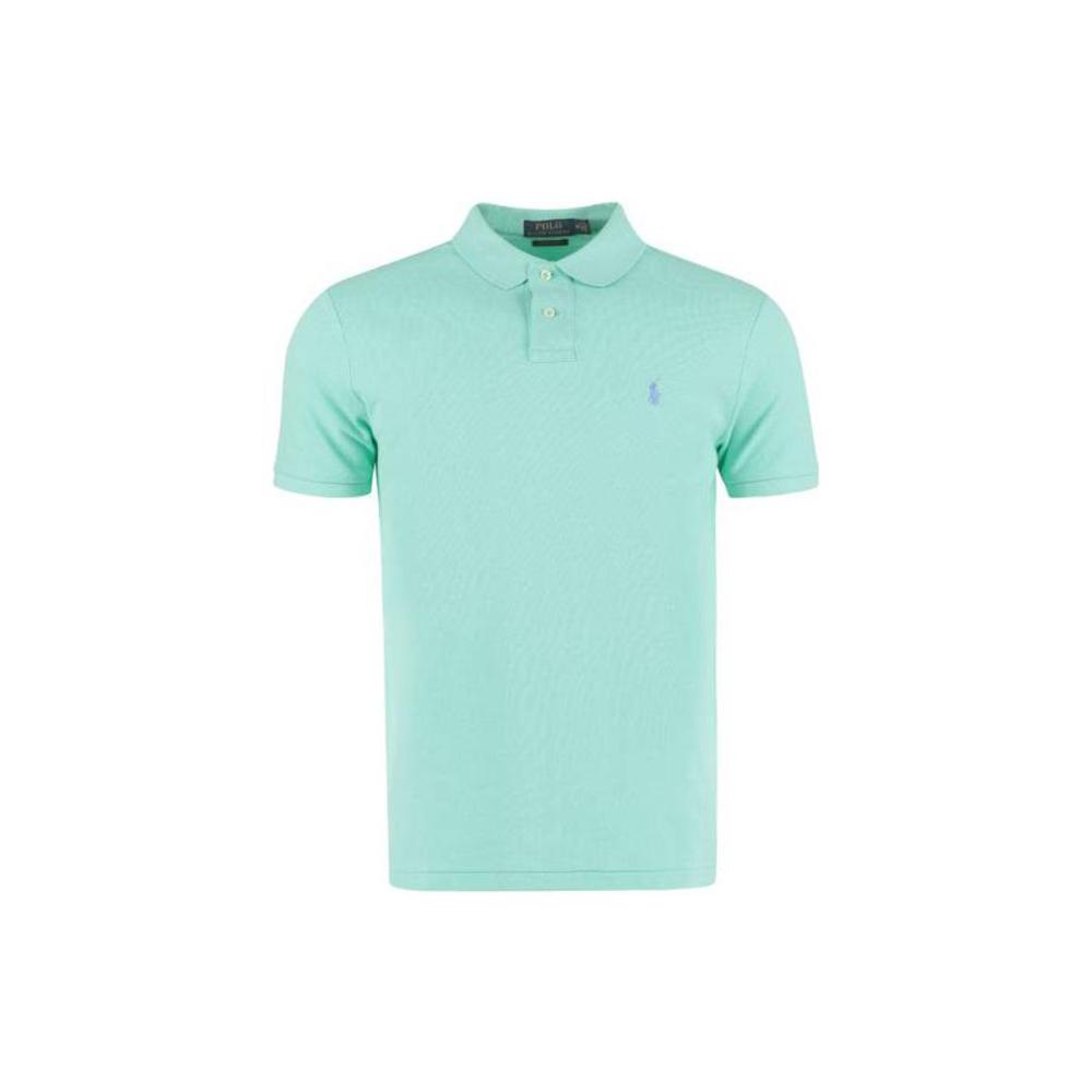 

Polo Ralph Lauren Solid Logo Рубашка поло с коротким рукавом Мужская мятно-зеленая 710680784-274 XXL