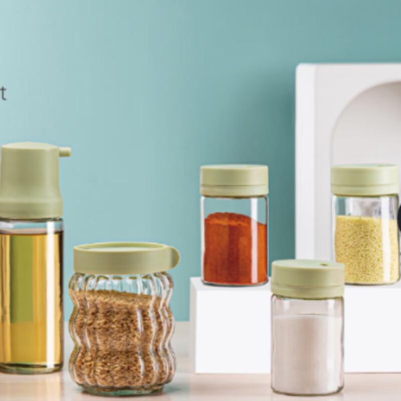 

Zankangleya Ceramic 7-Piece Kitchen Condiment & Storage Set