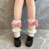 Nonslip Ribbed Socks Stacked Design Practical Polyester Leg Warmers For Jfashion Enthusiasts And Daily Wear