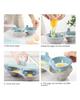 Microwave Double Egg Poacher Maker With Lid Detachable Drain Basket Heat Resistant Food Grade PP Poached Egg Cooker Steamer Kitchen Gadget