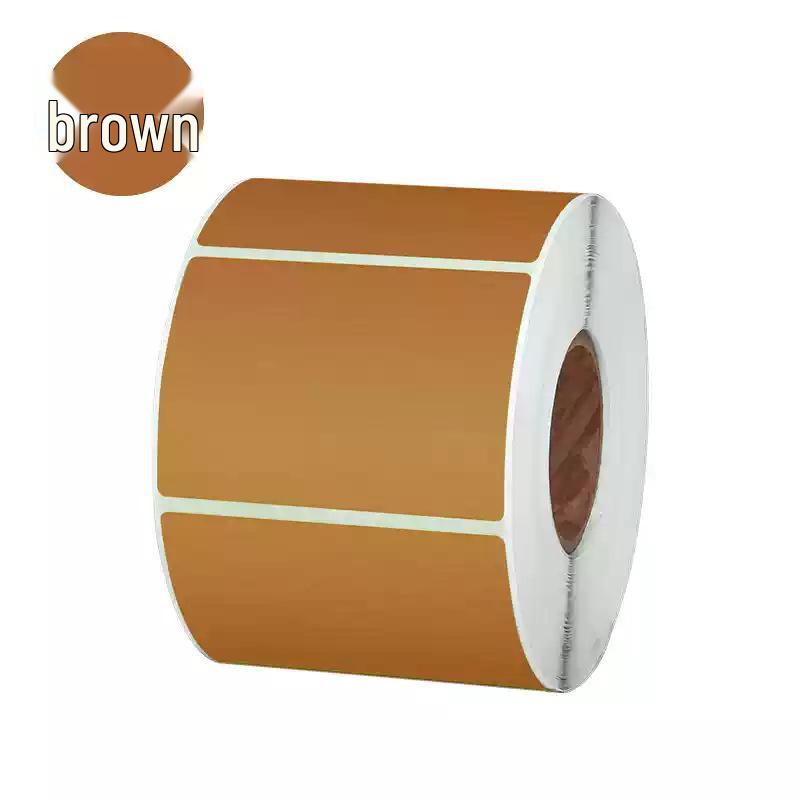 Custom Waterproof Multi-Color Thermal Paper Label: Oil-Proof, Self-Adhesive & Barcode-Ready