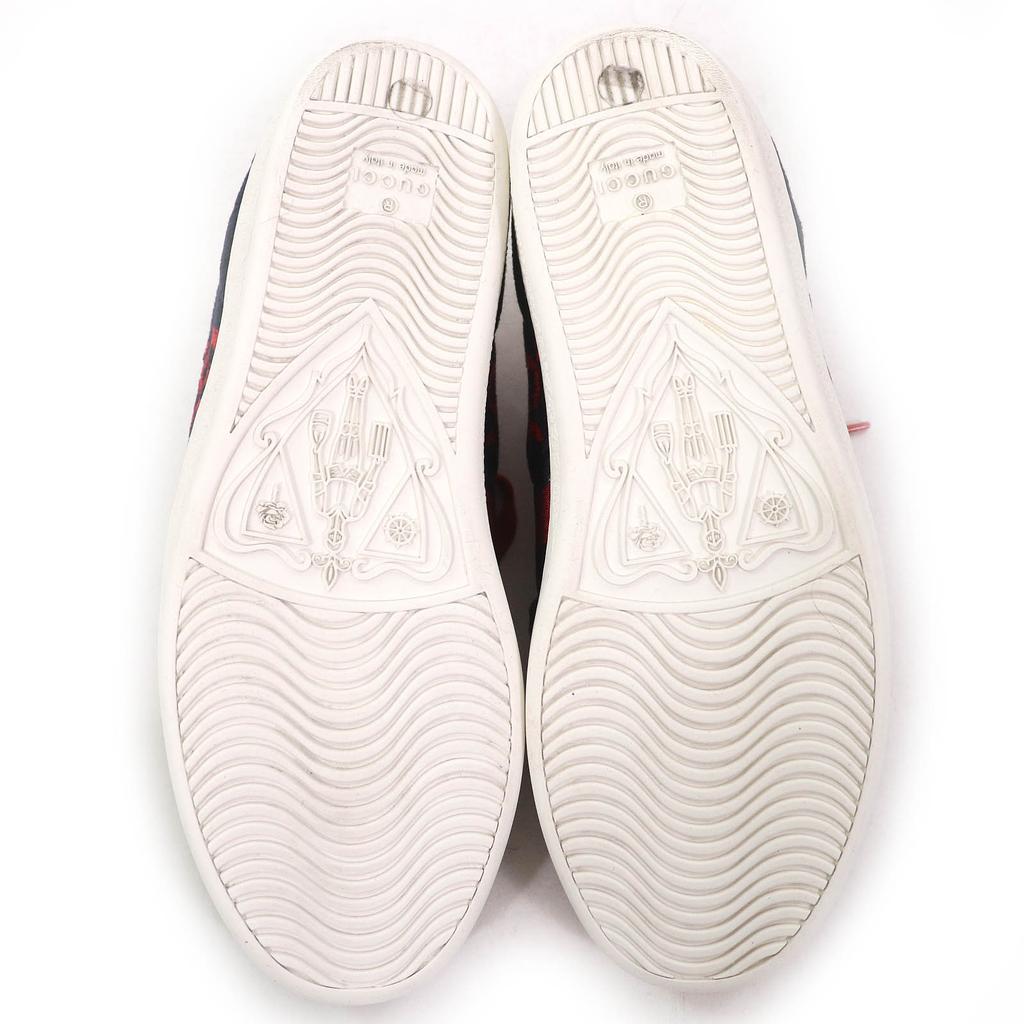 Tolle GUCCI Low-Cut-Sneaker Frottee GG-Muster Florstoff mit 36,5 431910 Gebraucht