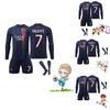 High-quality Paris Home Soccer Kit Long Sleeve Pants Socks Suitable For Children And Adults