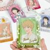 Original Design Summer Cheery Smoothie PVC Picture Frames with Chain Cute Ice Cream Photocard Holder for 3 Inch Kpop Card 2025