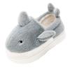 Whale Cotton Shoes Children Girls Autumn and Winter 2024 New Indoor Home Warm Cartoon Fluffy Slippers Men