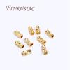 Spacer Beads 18K Real Gold Plated Separator For Beads DIY Bracelets Accessories Bead For Needlework Necklaces Jewelry Findings