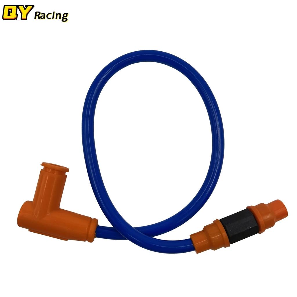 Motorcycle Spark Plug Iridium Power Cable Wires Cap Cover Ignition Cable For Off road Motocross Dirt Motor Ignition Coil