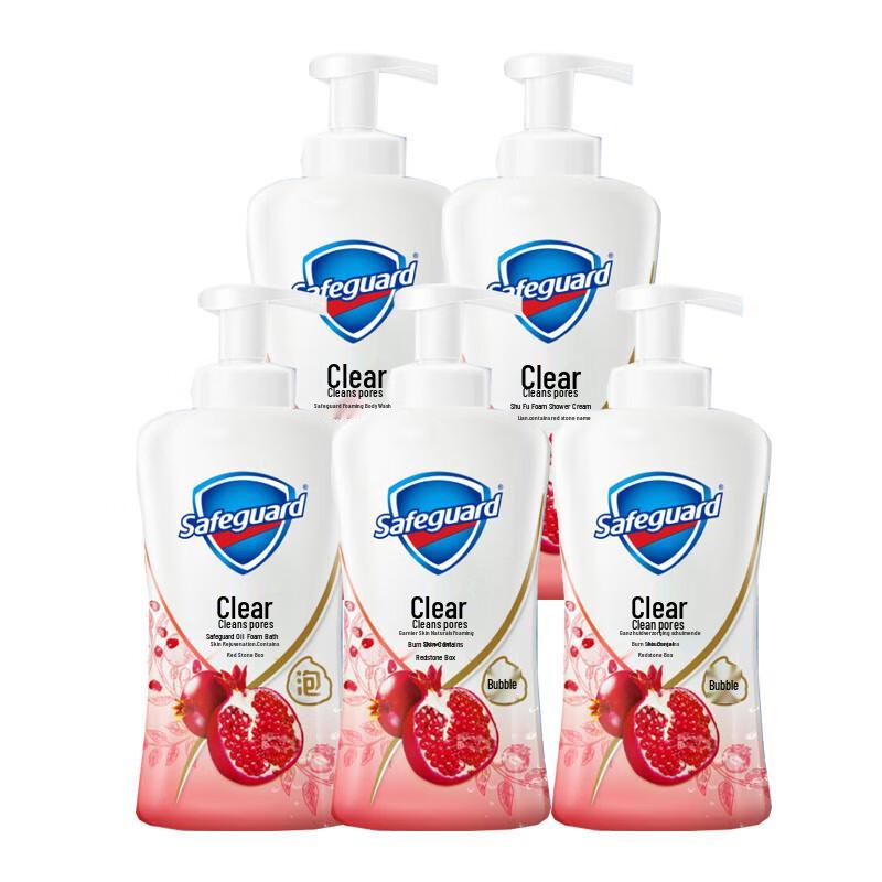 Safeguard Renewing Red Pomegranate Foaming Shower Gel