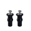 2Pcs Toilet Seat Hinge Bolts – Top Mount, Rubber Expansion Fixing, Universal Replacement Kit