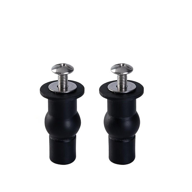 2Pcs Toilet Seat Hinge Bolts – Top Mount, Rubber Expansion Fixing, Universal Replacement Kit